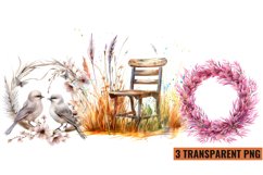 Watercolor Grass Clipart , PNG Product Image 1