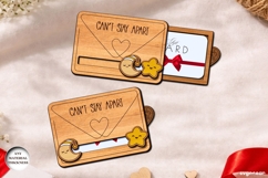 Valentine's Day Gift Card Holder SVG Bundle | Laser Cut Product Image 5