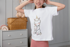 Quirky Unicorn Mom &amp; Baby Clipart PNG | 14 Unique Designs Product Image 5