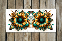 Western sunflowers | Mug western sublimation design bundle Product Image 5
