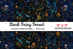 Dark Fairy Forest with Magic JPG Product Image 1