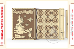 Advent calendar v49 - laser cut file - Glowforge ready file Product Image 5