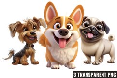 Whimsical Funny Dog Sublimation Clipart Product Image 1