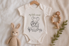 Cottagecore Mouse Clipart PNG SVG Product Image 4