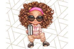Sassy Mom Coffee PNG Clipart, Messy Bun Mom Life PNGs Product Image 5