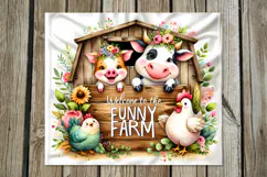 Funny farm | 4 farmhouse tumbler sublimation designs PLUS Product Image 5