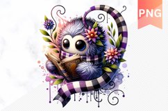 Books Flowers - Clipart PNG Design Product Image 1