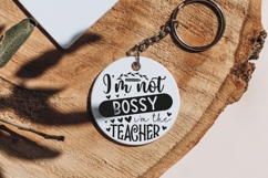 Teacher Quotes Keychain SVG Bundle Product Image 3