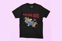 5 in 1 Bad Dad T-shirt Designs Bundle Product Image 3