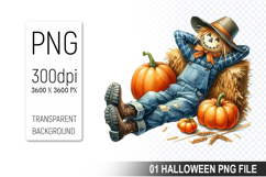 Autumn Clipart, Halloween Sublimation Clipart PNG Product Image 1