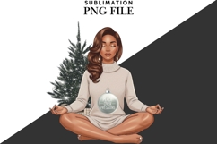 Christmas motivational women png design for T-shirts Product Image 2