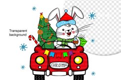 Christmas bunny by car, The Hare Car, Christmas with a Hare Product Image 2