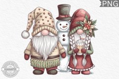 Christmas Gnome Sublimation - Clipart PNG Bundle Product Image 3