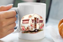Watercolor Caravan Clipart, Caravan Clipart, Caravan Product Image 5