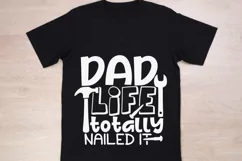 Dad Life Totally Nailed It Svg, Father's Day Svg. Product Image 6