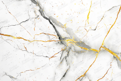 White Marble Texture with Gold Veins Elegant Background Product Image 1