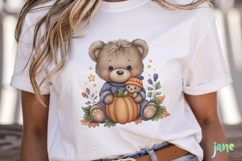 Cute Halloween Fall Animal Sublimation Clipart Product Image 5