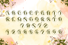 Floral Charm Monogram - Decorative Botanical Monogram Serif Product Image 4