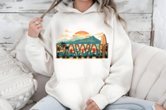 Hawaii State PNG, Vintage Aloha Surf &amp; Ocean Sublimation Product Image 5