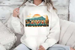 Hawaii State PNG, Vintage Aloha Surf & Ocean Sublimation Product Image 5
