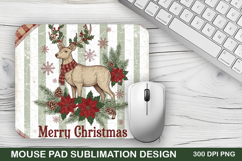 Merry Christmas Mouse Pad Sublimation - Christmas Design Product Image 1