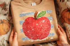 red apple png,teacher apple png,back to school png,vintage Product Image 3