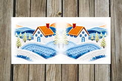 Embroidery landscape | Mug sublimation design bundle, PNG Product Image 5