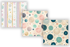 Luxury Pastel Polka Dots Pattern, Seamless Digital Paper Product Image 5
