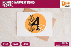 Hushed Harvest Boho Floral Monogram Product Image 1