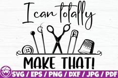 I Can Totally Make That, Sewing Tools Silhouette Product Image 1