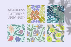 Flower Power. Seamless patterns Product Image 2