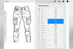 100 Procreate Pants Stamp Brushes Product Image 5