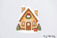 Christmas Gingerbread Clipart PNG Product Image 1