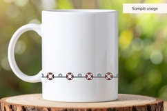 Seamless Nautical Life Ring Border SVG Product Image 5