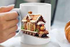 Watercolor Santa Claus Sublimation Clipart, Santa PNG Product Image 5