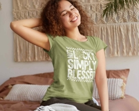 Not Lucky Simply Blessed SVG PNG | Coquette St Patrick's Day Product Image 2