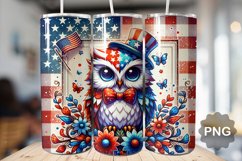 4th Of July Owl Tumbler Bundle - 30 Designs Product Image 6