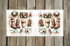 Christmas vibes | 4 winter Sublimation Mug designs Product Image 5