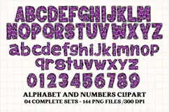 Mother's Day Alphabet clipart, mother’s day letters doodle Product Image 5