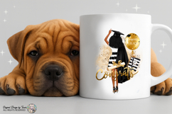 Black Girl Graduation PNG Congrats Grad Glam Design Art Product Image 7