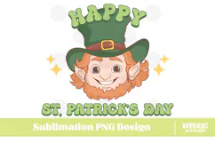 Happy St Patrick's Day PNG DTF Irish Lucky Leprechaun Beer Product Image 1