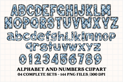 Baby Boy Alphabet PNG Clip Art, baby boy letters doodle Product Image 5