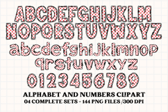 Snow White Alphabet png clipart, Snow letters doodle Product Image 5