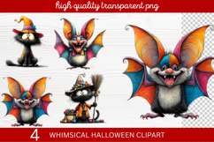 Whimsical Halloween Clipart ,Hand-Drawn Fall Holiday Product Image 1