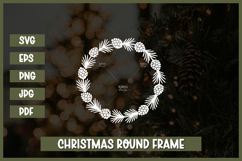 12 Floral Wreath SVG, Christmas wreath svg Product Image 10