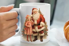 Vintage Christmas Clipart, Vintage Christmas Clipart Product Image 5