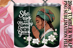 RADIANT REFLECTIONS 20oz TUMBLER WRAP, Praying Woman Product Image 1