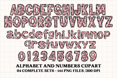 Basketball sport alphabet clipart, basketball letters doodle Product Image 5