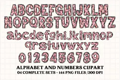 Basketball sport alphabet clipart, basketball letters doodle Product Image 5