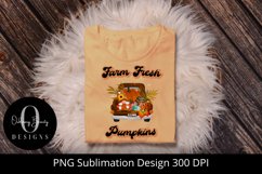 Farm Fresh Pumpkins|Retro Sublimation|Fall Sublimation PNG Product Image 15